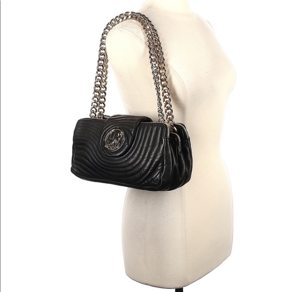 henri bendel Handbags - Last week on Poshmark * Henri Bendel Black and Silver chain handbag
